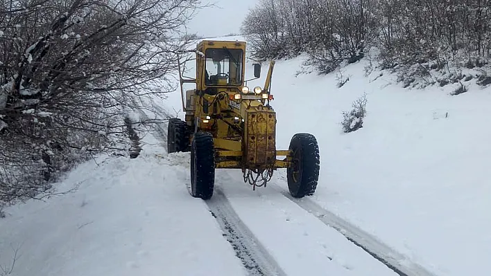 Elazığ'da karla mücadele çalışmaları