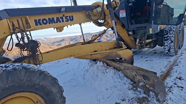 Elazığ'da karla mücadele sezonu başladı