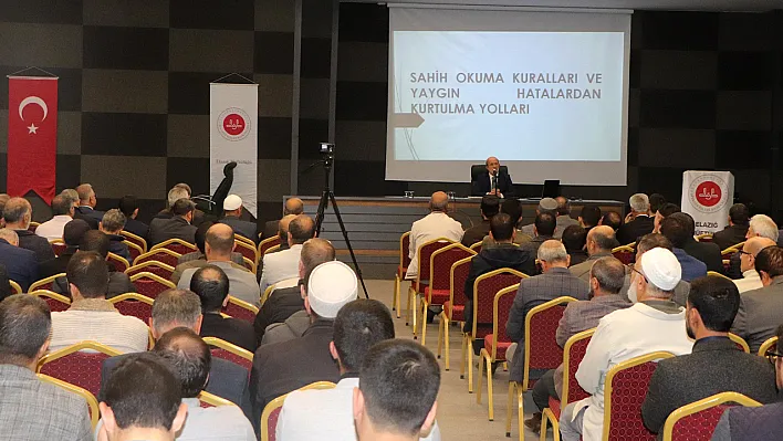 Elazığ'da müftülük personeline seminer