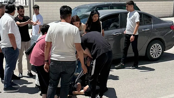 Elazığ'da otomobilin çarptığı yaya yaralandı