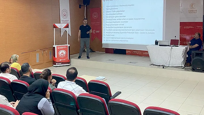 Elazığ'da özel güvenlik görevlilerine hizmet içi eğitim