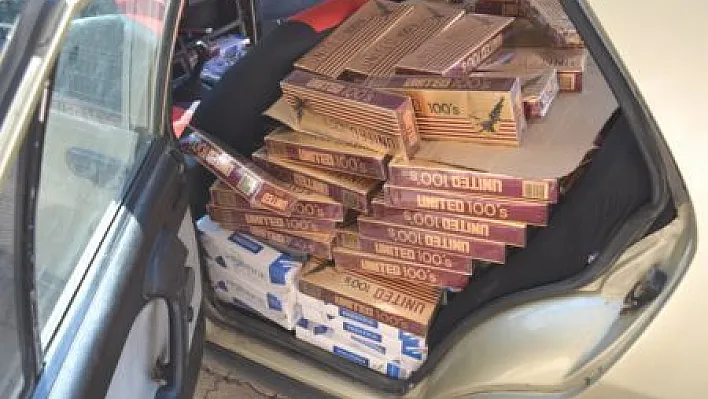 Elazığ’da 900 Paket Kaçak Sigara