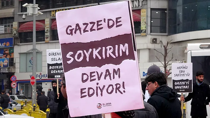 Elazığ'da 'Sessiz Çığlık' eylemi sürüyor