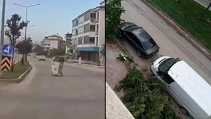 Elazığ'da şiddetli fırtına