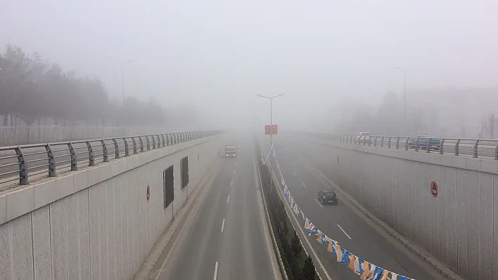 Elazığ'da Sis Hayatı Olumsuz Etkiledi