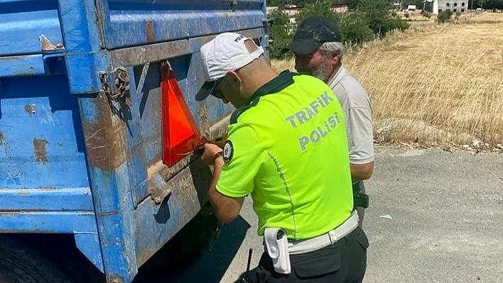 Elazığ'da tarım araçları denetlendi