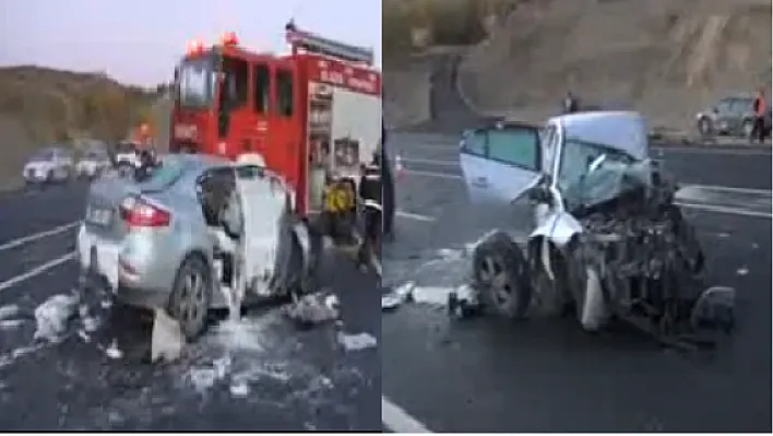 Elazığ’da Trafik Kazası 1 Ölü...!