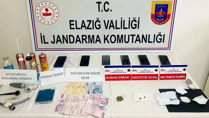 Elazığ'da uyuşturucu operasyonu