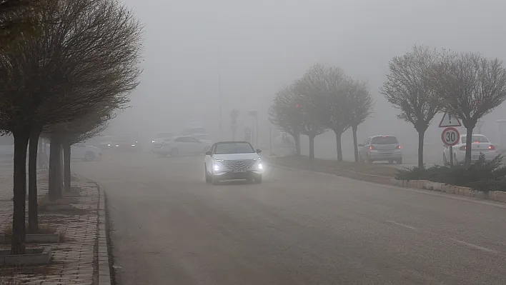 Elazığ'da yoğun sis