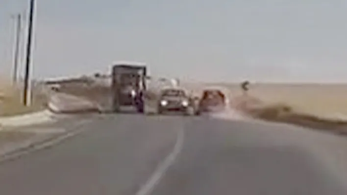 Elazığ'da yürekleri ağza getiren anlar
