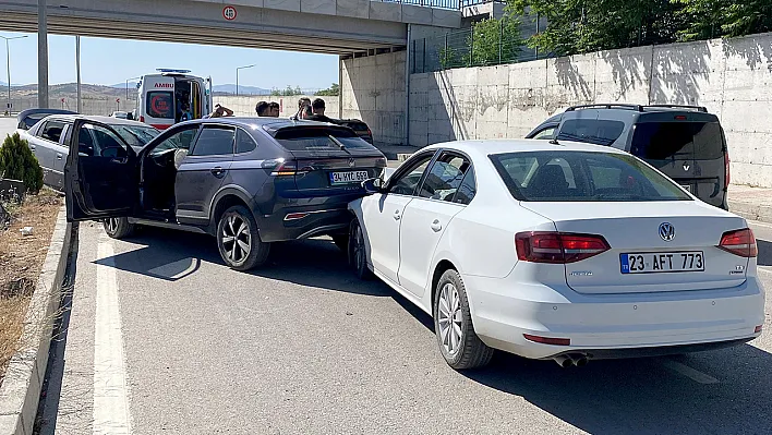 Elazığ'da zincirleme kaza! Yaralılar var...