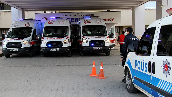 Elazığ'da zincirleme kaza