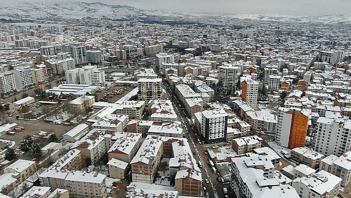 Elazığ'dan eşsiz kar manzaraları