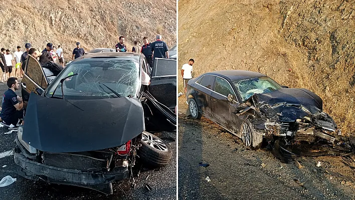 Elazığ-Diyarbakır kara yolunda trafik kazası