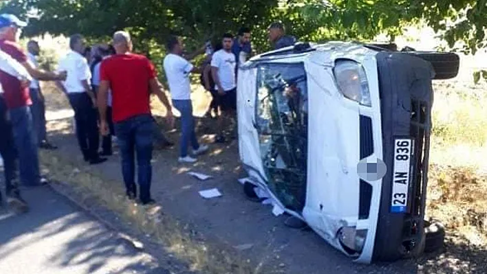 Elazığ-Diyarbakır karayolunda trafik kazası