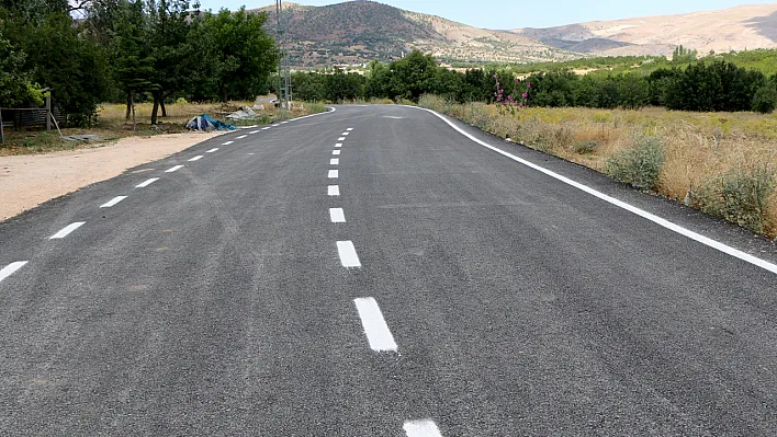 Elazığ İl Özel idaresinden yol hamlesi