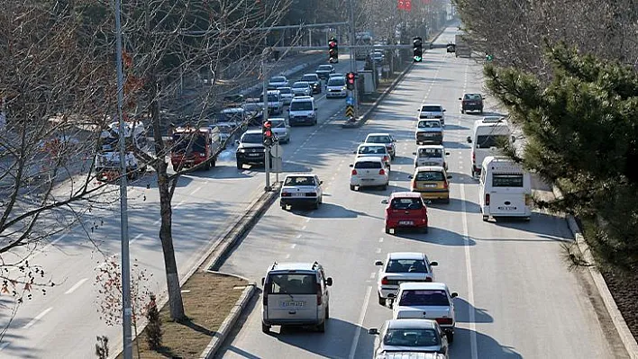 Elazığ'ın trafiğe kaydedilen araç sayıları açıklandı