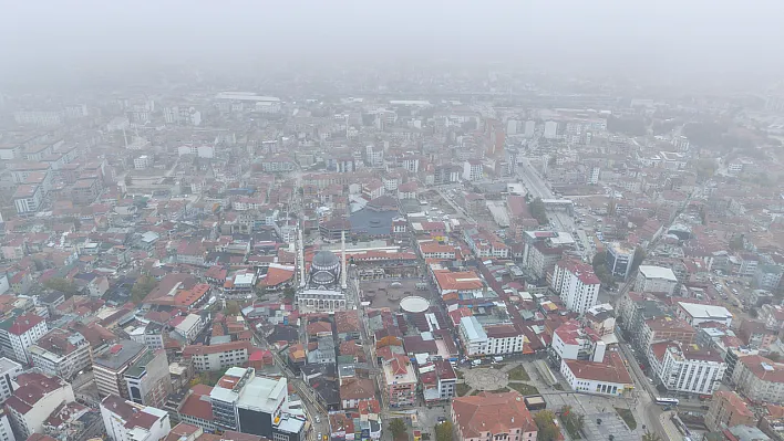 Elazığ sis içinde kayboldu