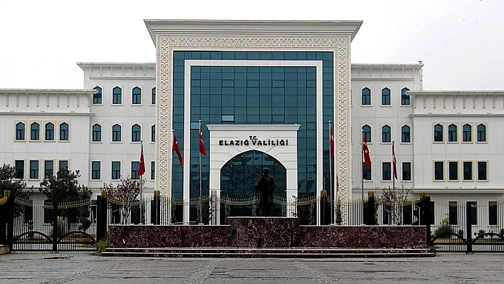 Elazığ Valiliği'nden haftalık asayiş raporu