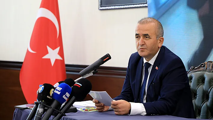 Elazığ Valisi Hatipoğlu'ndan önemli açıklamalar