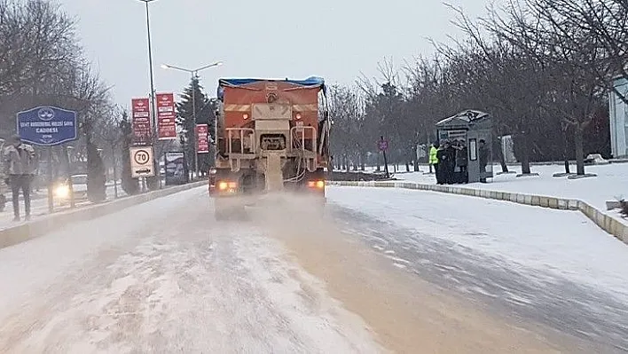 Elazığ'da kar alarmı