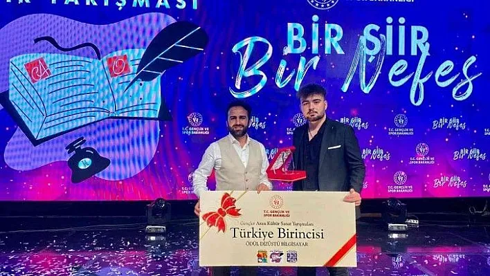 Elazığlı Muhammet birincilik getirdi