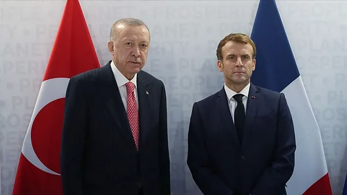 Erdoğan ve Macron'dan telefon görüşmesi