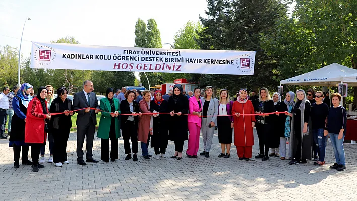 FÜ kadınlar kolu tarafından kermes açıldı