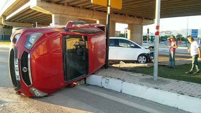 Elazığ'da trafik kazası: 1 yaralı