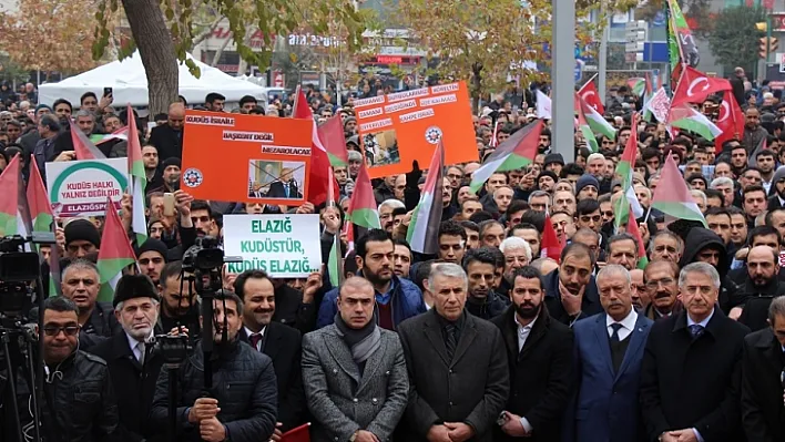 Elazığ'da Kudüs mitingi