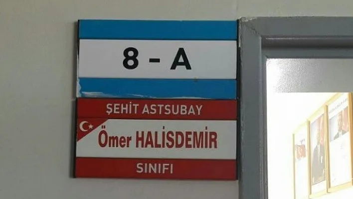 15 Temmuz şehitlerinin adı sınıflara verildi