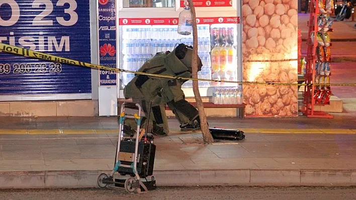 Elazığ'da şüpheli çanta