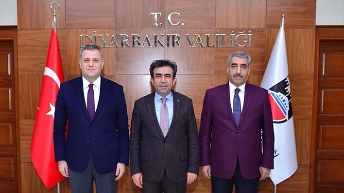Baskil'den Diyarbakır Valisi Güzeloğlu'na ziyaret