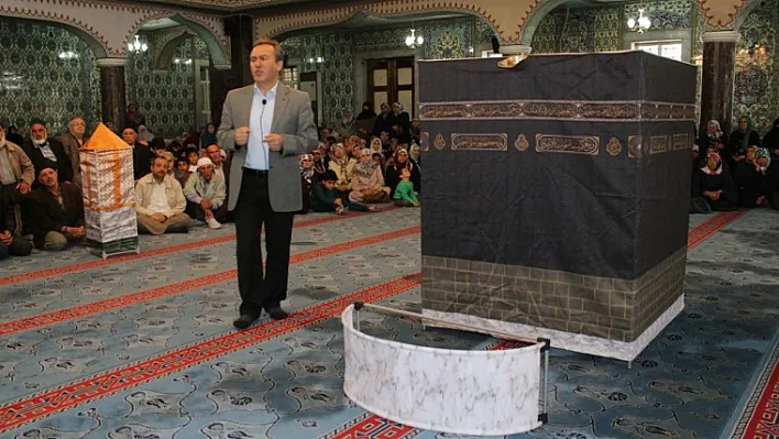 Hacı adaylarına uygulamalı eğitim