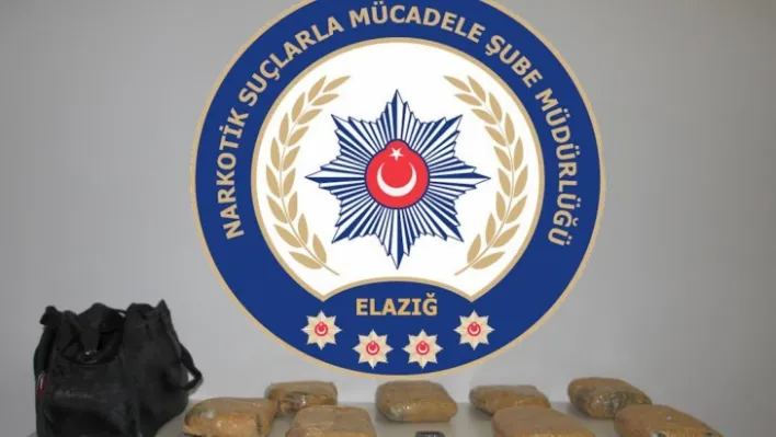 Elazığ'da uyuşturucu operasyonu