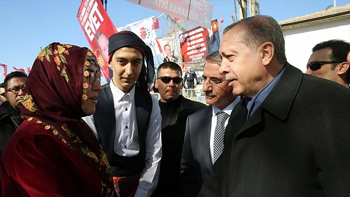 Fotoğraflarla Cumhurbaşkanı Erdoğan'ın Elazığ ziyareti