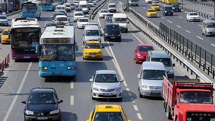 Trafiğe kayıtlı araç sayısı açıklandı