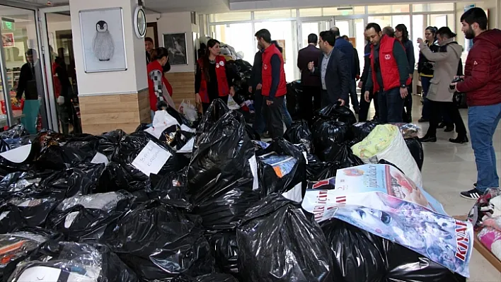 Elazığ'dan Haleplilere yardım