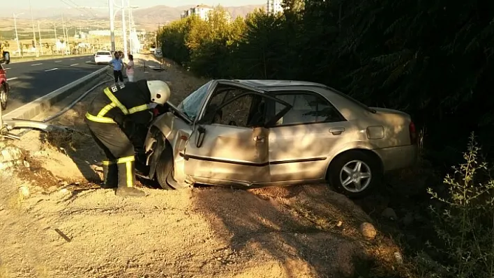 Kazada yaralanan sürücüden acı haber