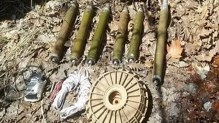 Tunceli'de roket ve anti tank mayını ele geçirildi