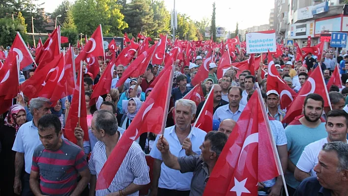 Elazığ'da 'Demokrasi ve Milli Birlik Yürüyüşü'