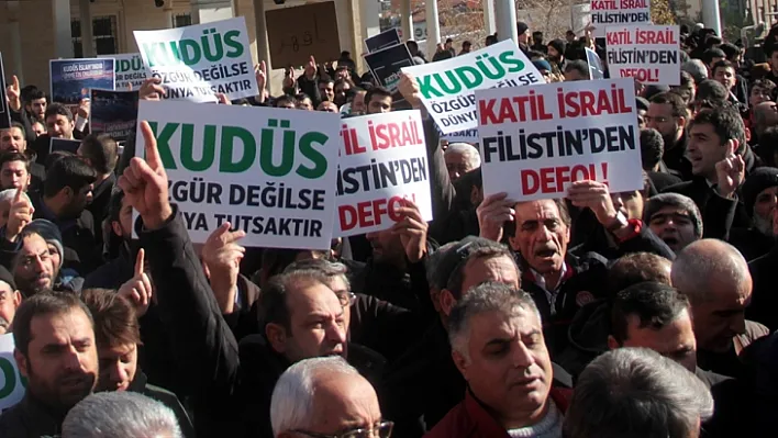 ABD'nin 'Kudüs' kararına Elazığ, Bingöl ve Tunceli'den tepki