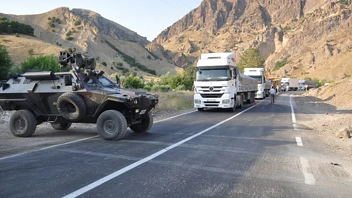 Tunceli-Pülümür karayolunda transit geçişlere kısıtlama