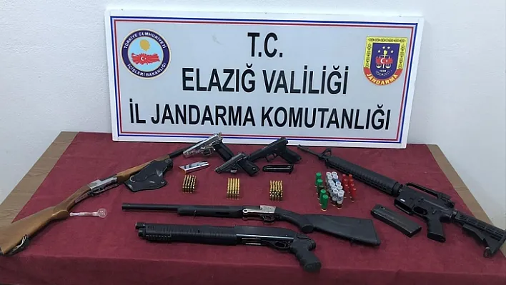 Elazığ merkezli silah kaçakçılığı operasyonu