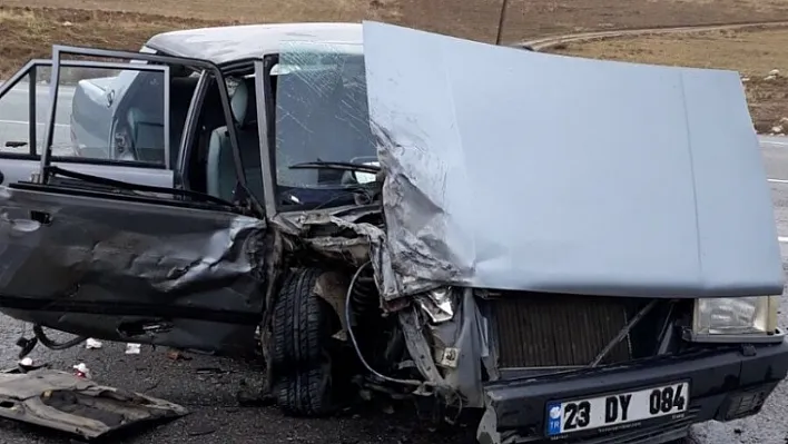 Elazığ-Bingöl yolunda trafik kazası