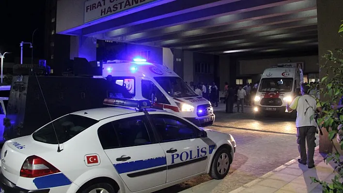 Yaralı polisler Elazığ'a getirildi