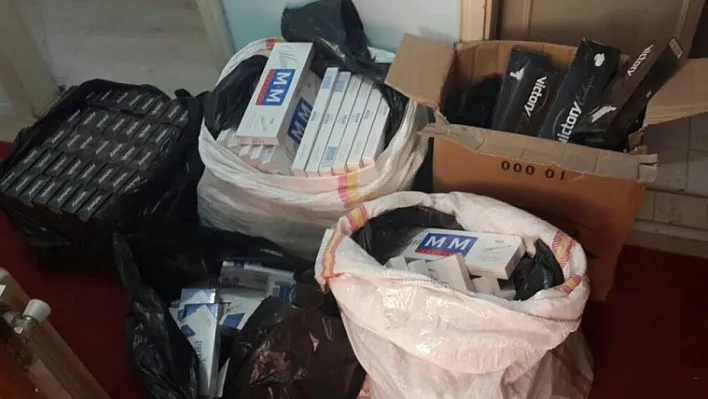 Esrar ve kaçak sigara operasyonu