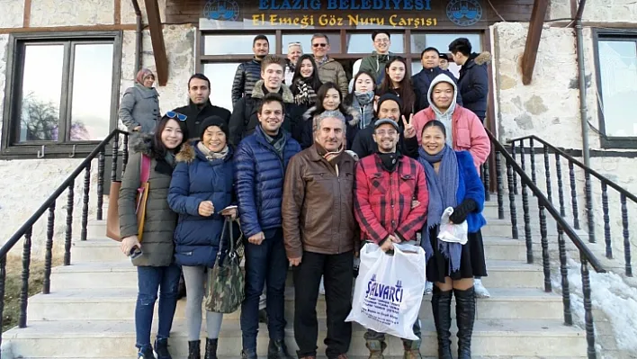 Yabancı turistlere Elazığ tanıtıldı