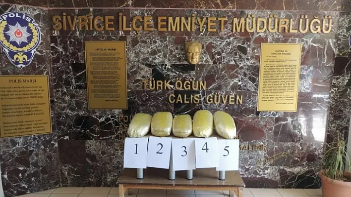 Yolcu treninde esrar ele geçirildi