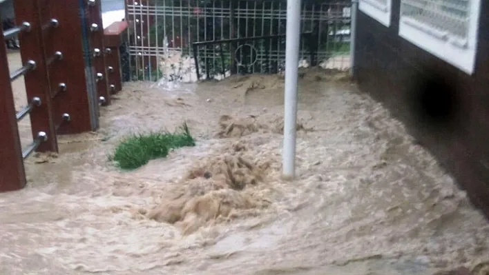 Ergani'de aşırı yağış sele neden oldu